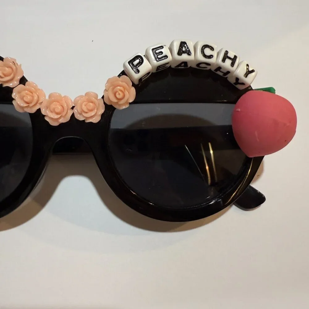 Rad + Refined Round Embellished Sunglasses